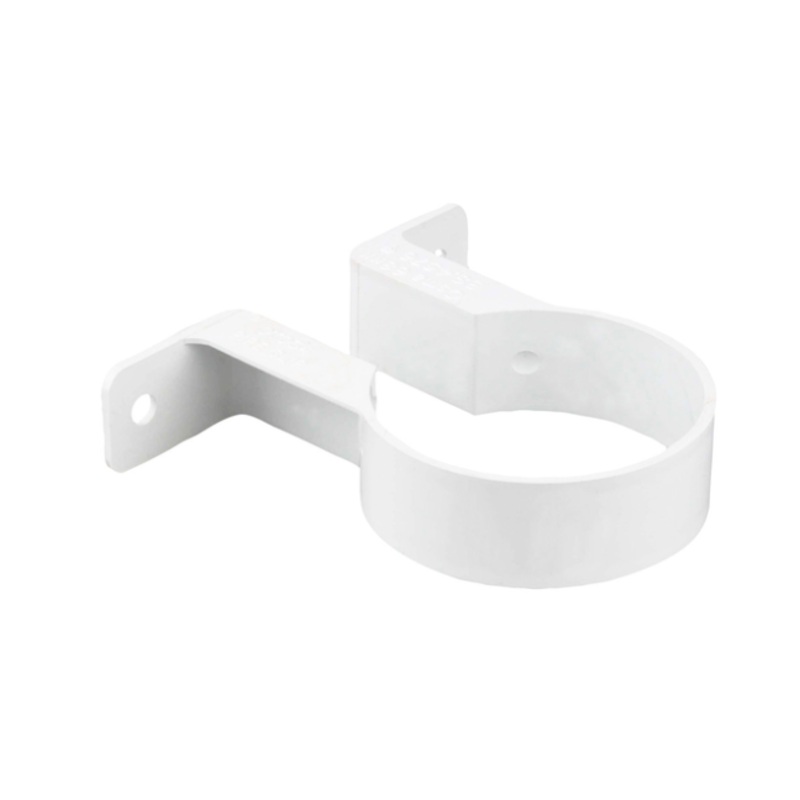 68mm Osma RoundLine Pipe Bracket – Wavin  (White)  0T034W