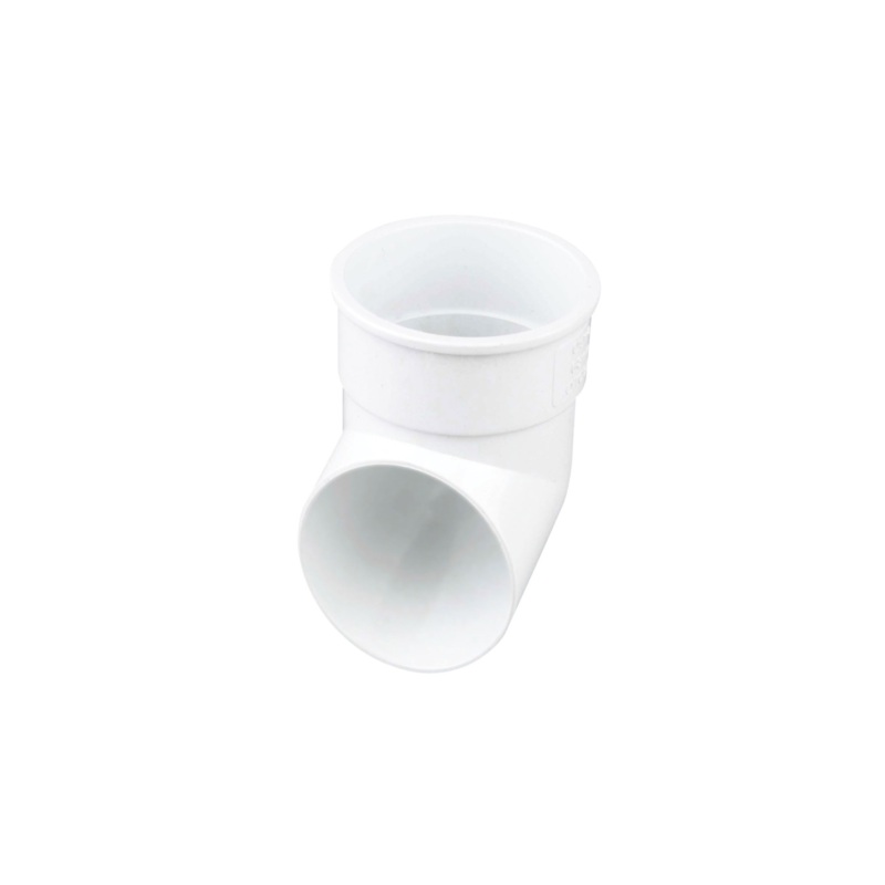 68mm Osma Roundline Pipe Shoe – Wavin (White) – 0T037W