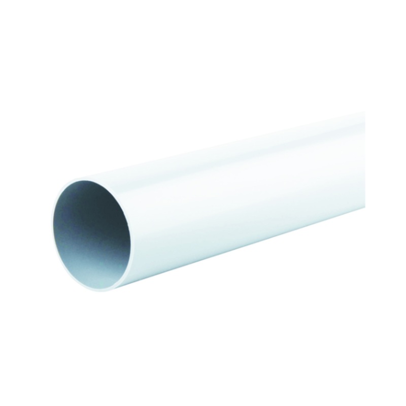 68mm x 4M Osma RoundLine Plain Ended Pipe – Wavin (White)  0T084W