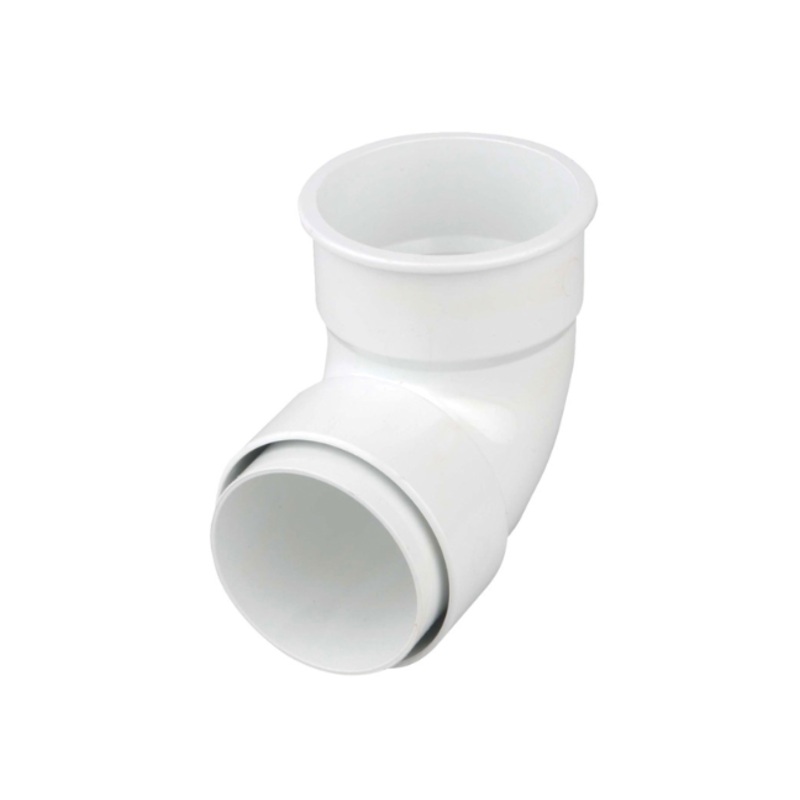 68mm x 87.5 Osma RoundLine Pipe Bend – Wavin (White)  0T161W