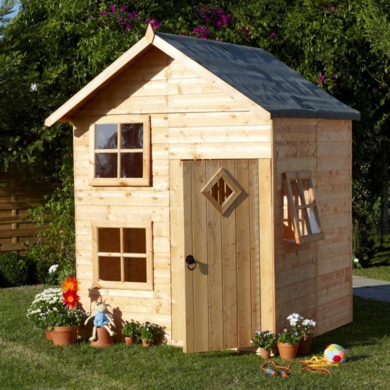 Shire Croft 5′ 2 x 6′ 5 Apex Children’s Playhouse – Premium Dip Treated Shiplap