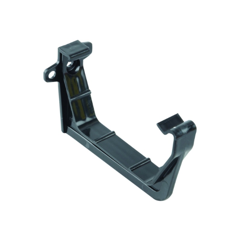 100mm Osma SquareLine Square Gutter Support Bracket – Wavin (Black)  4T819B