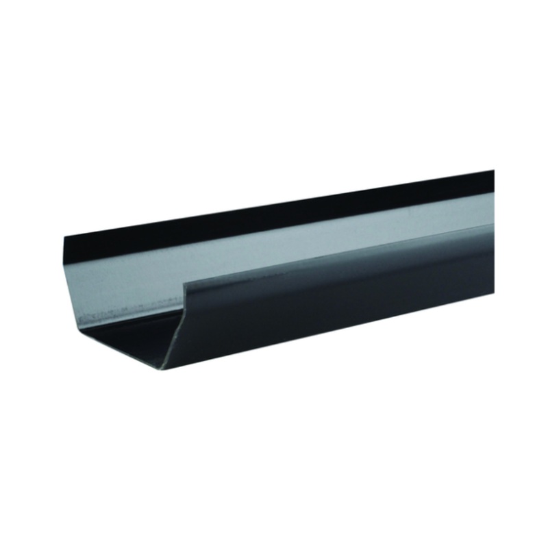 100mm x 4M Osma SquareLine Square Gutter – Wavin (Black)  4T874B