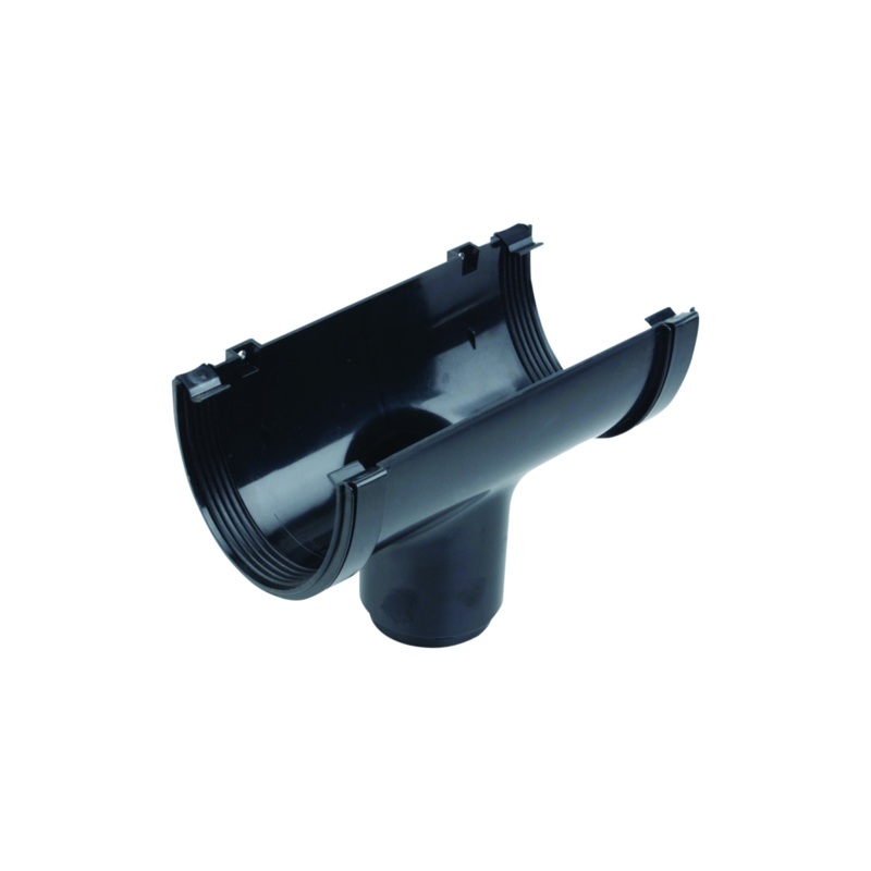 113mm Osma Deepline Running Outlet – Wavin (Black) – 9T906B
