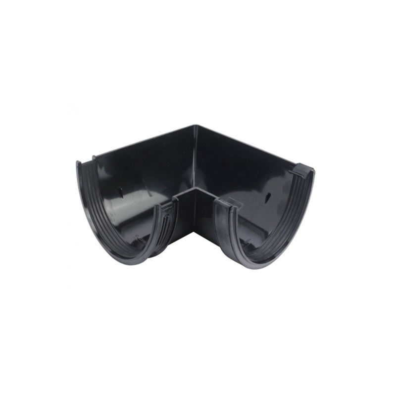 113mm x 90 Osma Deepline Gutter Angle – Wavin (Black) – 9T903B