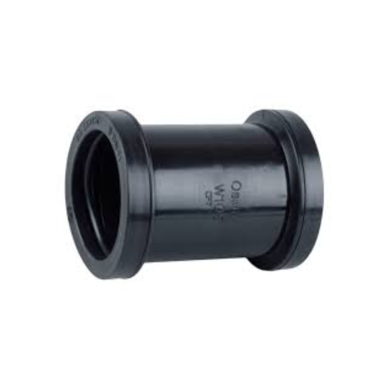 32mm Osma PushFit Double-Socket Coupler – Wavin (Black) – 4W105B