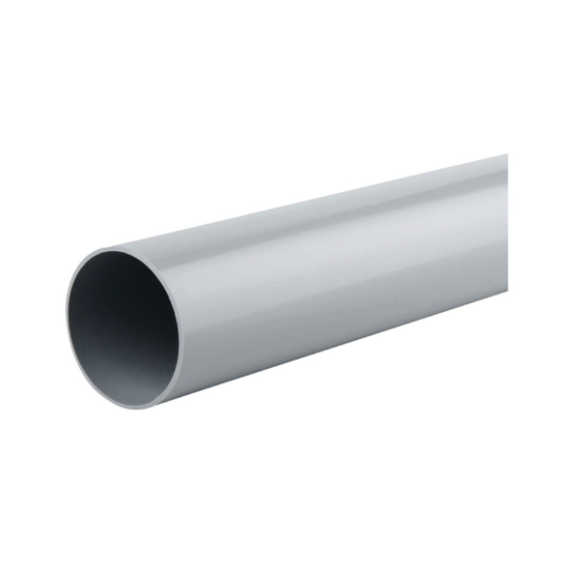 68mm x 2.75M Osma RoundLine Plain End Downpipe – Wavin (Grey)  0T086G