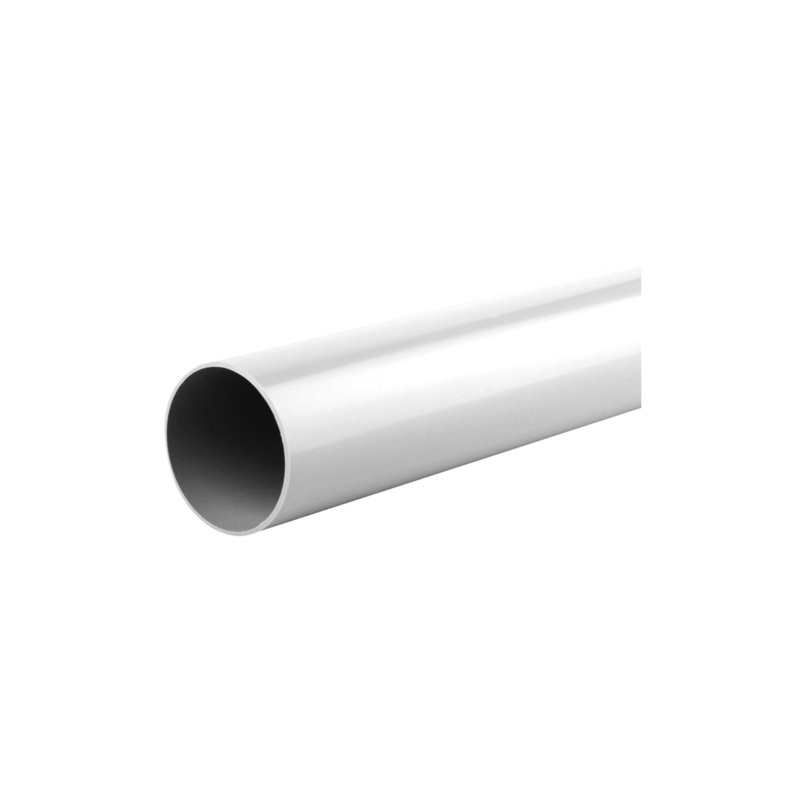 68mm x 5.5M Osma Roundline Plain End Pipe – Wavin (White) – 0T088W