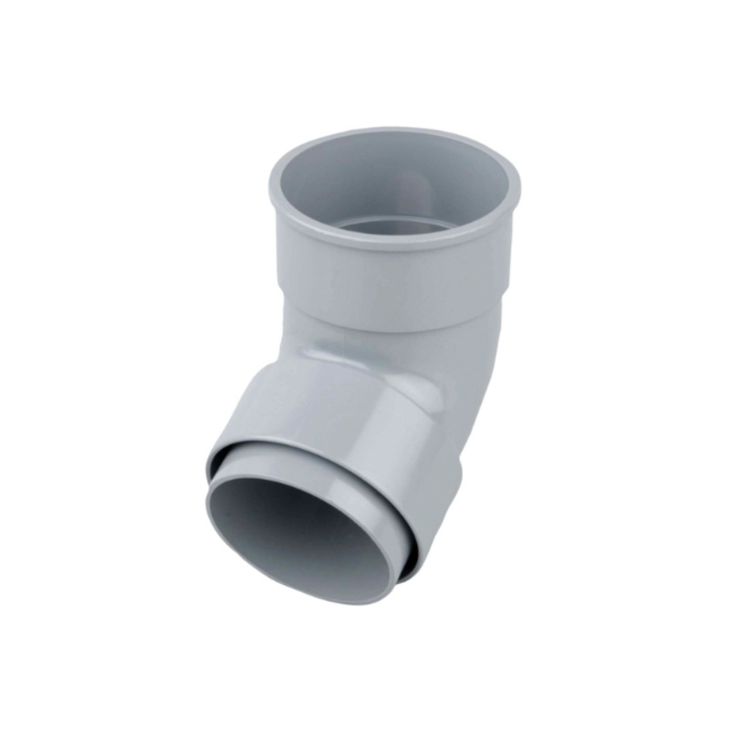 68mm x 67.5 Osma RoundLine Offset Bend Socket – Wavin (Grey)  0T025G