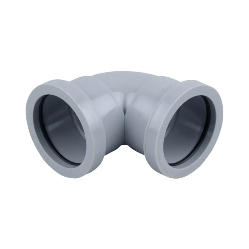90 40mm Osma PushFit Knuckle Bend – Wavin (Grey) – 5W160G
