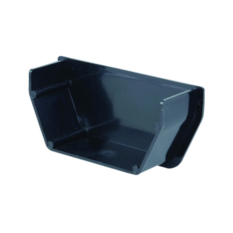 100mm Osma SquareLine Stop End Internal – Wavin (Black)  4T810B