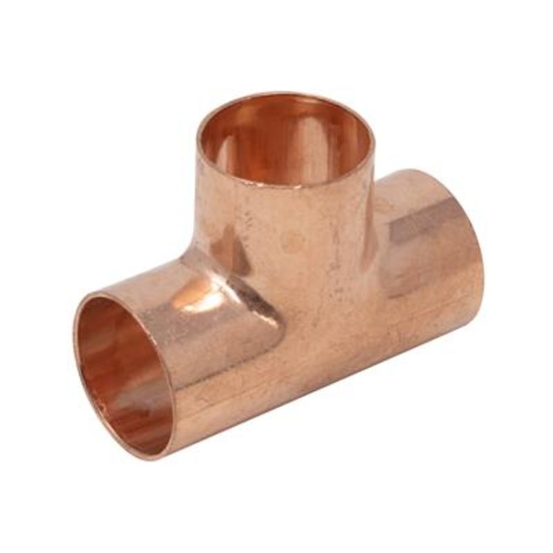 10mm Endfeed Equal Tee (Copper)  EFET-10