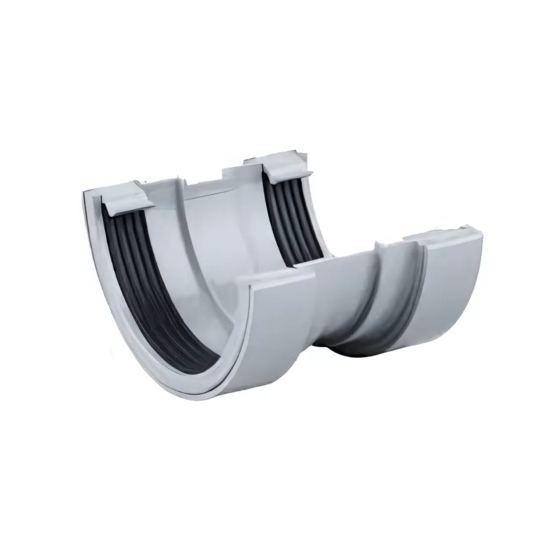 112mm Osma RoundLine Gutter Union Bracket – Wavin (Grey) – 0T009G