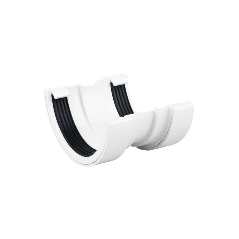 112mm Osma Roundline Gutter Union – Wavin (White) – 0T009W