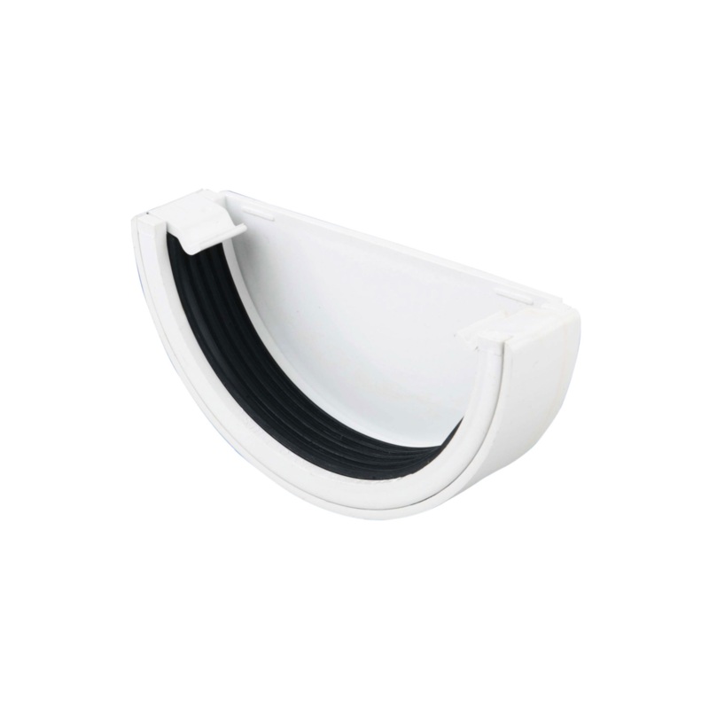 112mm Osma Roundline Stop End External – Wavin (White) – 0T011W