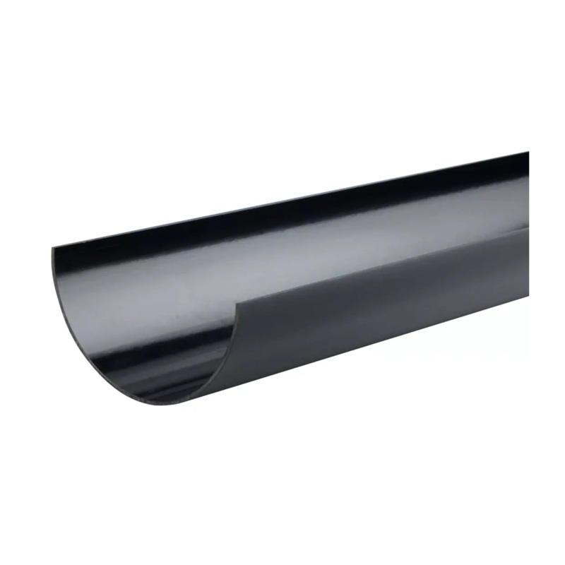 150mm x 4M Osma SuperLine Gutter – Wavin (Black)  5T574B