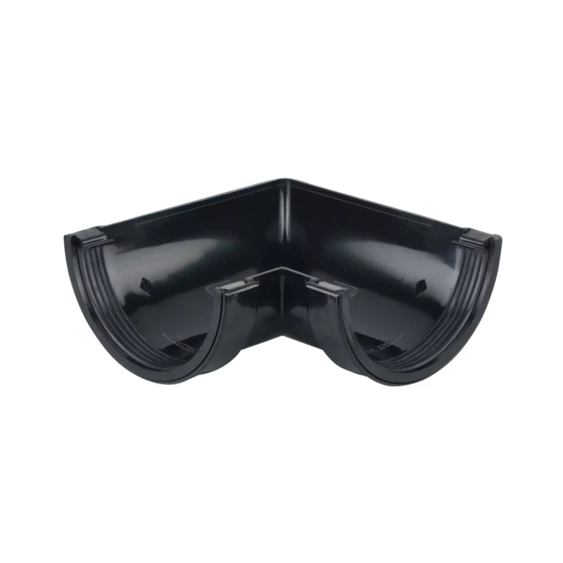 150mm x 90 Osma SuperLine Gutter Angle – Wavin (Black)  5T503B