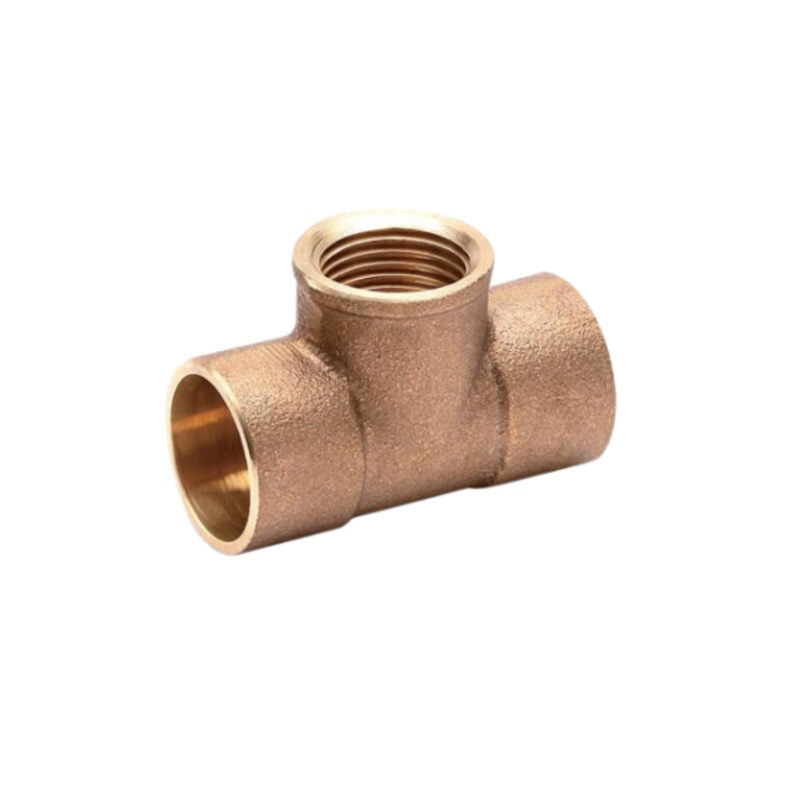 15mm x 15mm x  Female Thread Navigator Endfeed Reducing Tee (Copper)  EFRTF-1515D