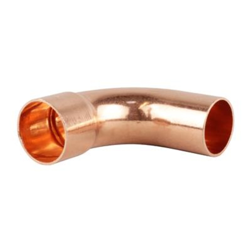 22mm Endfeed Long Radius 90 Street Elbow (Copper) – EFESL-22