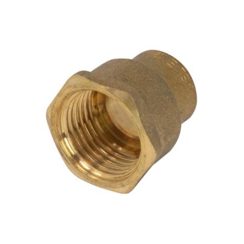28mm Endfeed Fitting Straight Coupling with Dimple (Copper)  EFSAF-28F