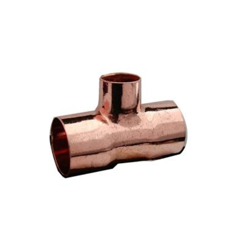 54mm x 54mm x 22mm Endfeed Reducing Tee (Copper)  EFRT-545422