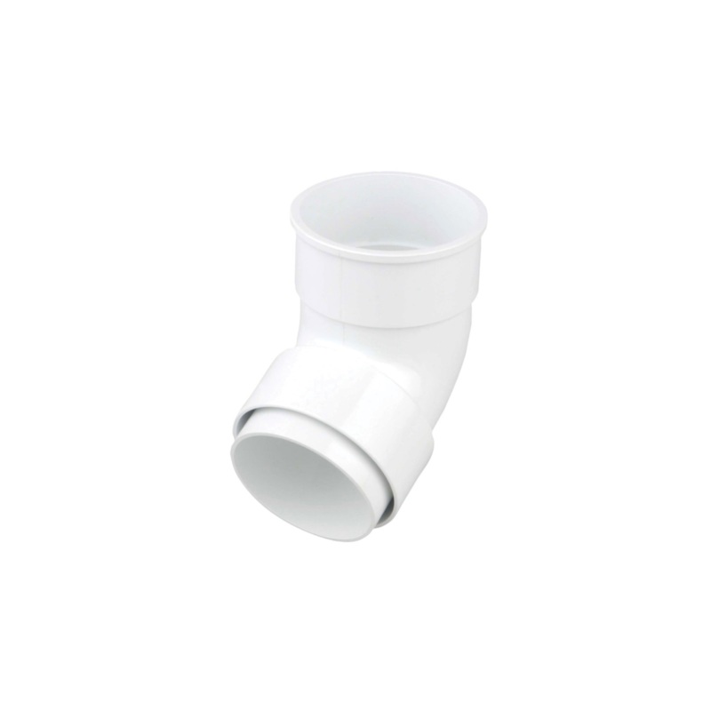 68mm Osma Roundline Offset Bend Socket – Wavin (White) – 0T025W