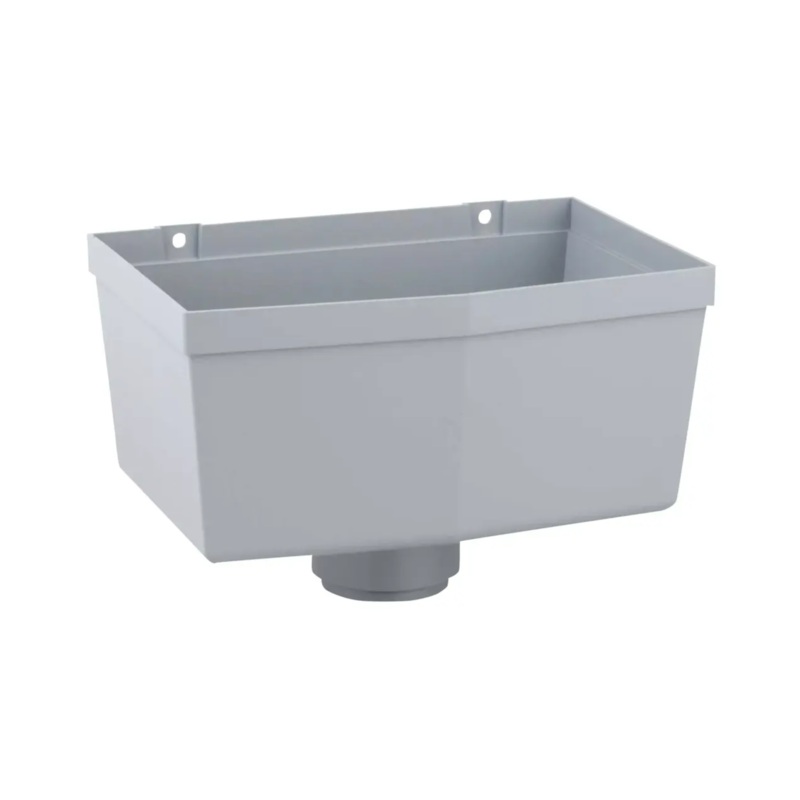 68mm Osma RoundLine Rainwater Hopper Head – Wavin (Grey)  0T332