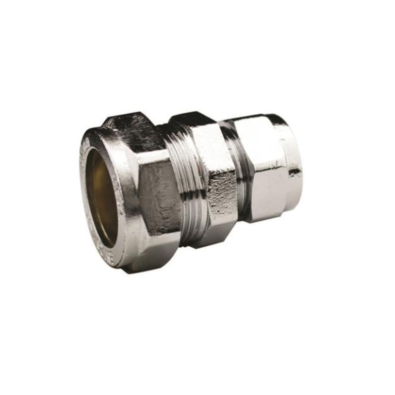15mm x 12mm Chrome Compression Reducing Coupling (Chrome)  CCRC-1512