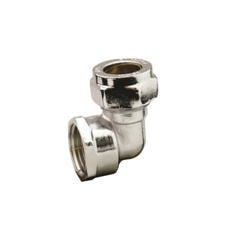 15mm x  BSP Female Elbow Chrome Compression (Chrome) – CCEAF-15D