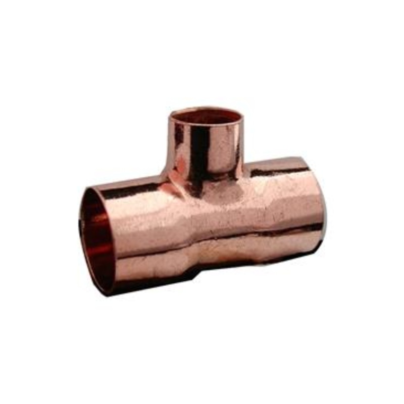 42mm x 42mm x 22B Endfeed Reducing Tee (Copper) – EFRT-424222